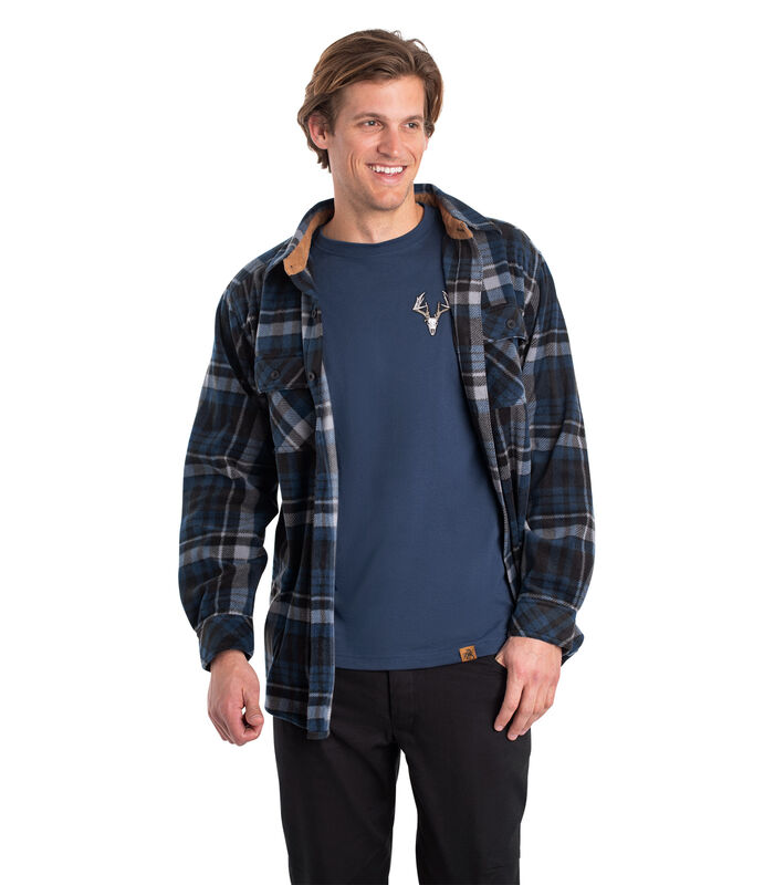 Men's Heavyweight Navigator Fleece Shirt image number 3