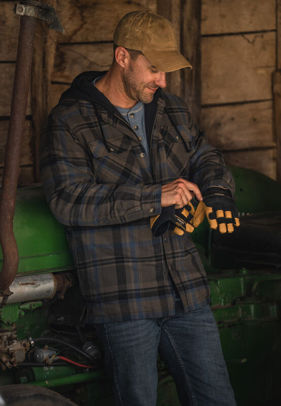 Men's Maplewood Hooded Flannel Shirt Jacket image number 2