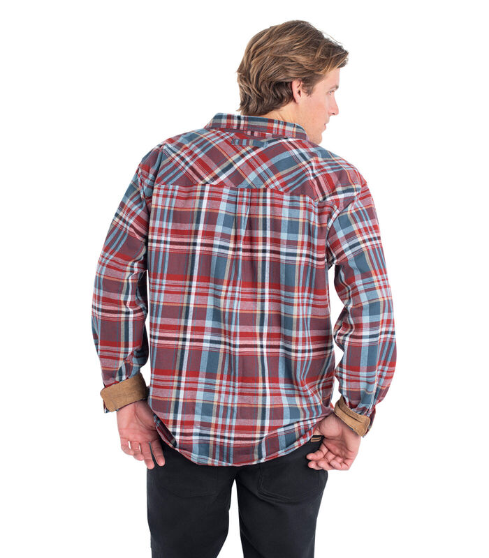 Men's Buck Camp Flannel Shirt image number 4