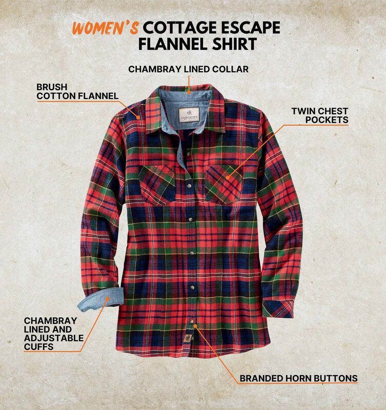 Women's Cottage Escape Flannel Shirt image number 2
