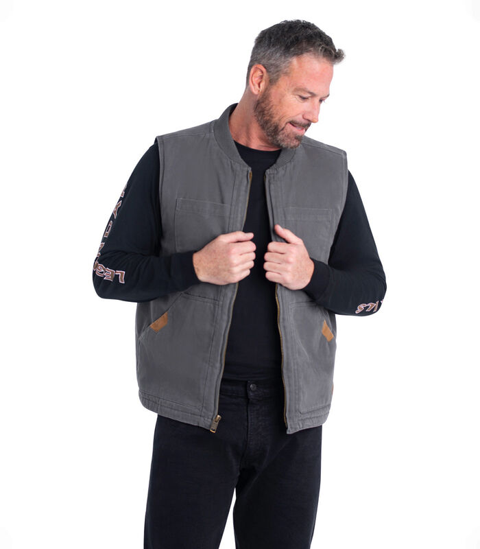 Men's Canvas Cross Trail Workwear Vest image number 3