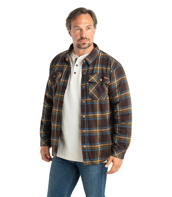 Men's Archer Thermal Lined Flannel Shirt Jacket image number 2
