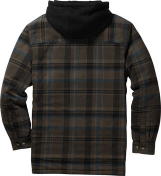 Men's Maplewood Hooded Flannel Shirt Jacket