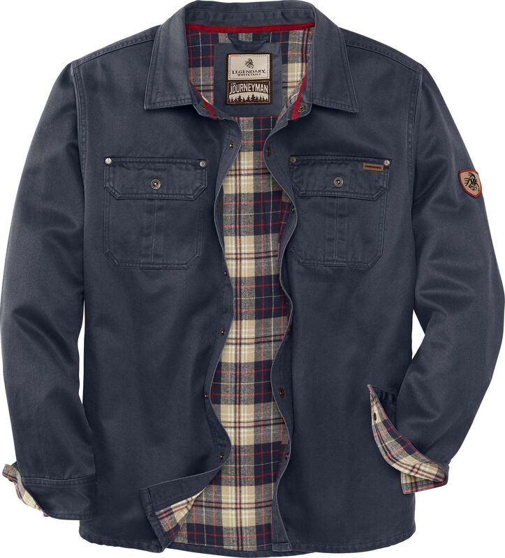 Men's Journeyman Flannel Lined Shirt Jacket image number 0