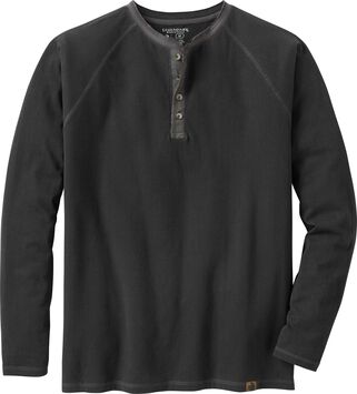 Men's Recluse Raglan Henley Long Sleeve Shirt