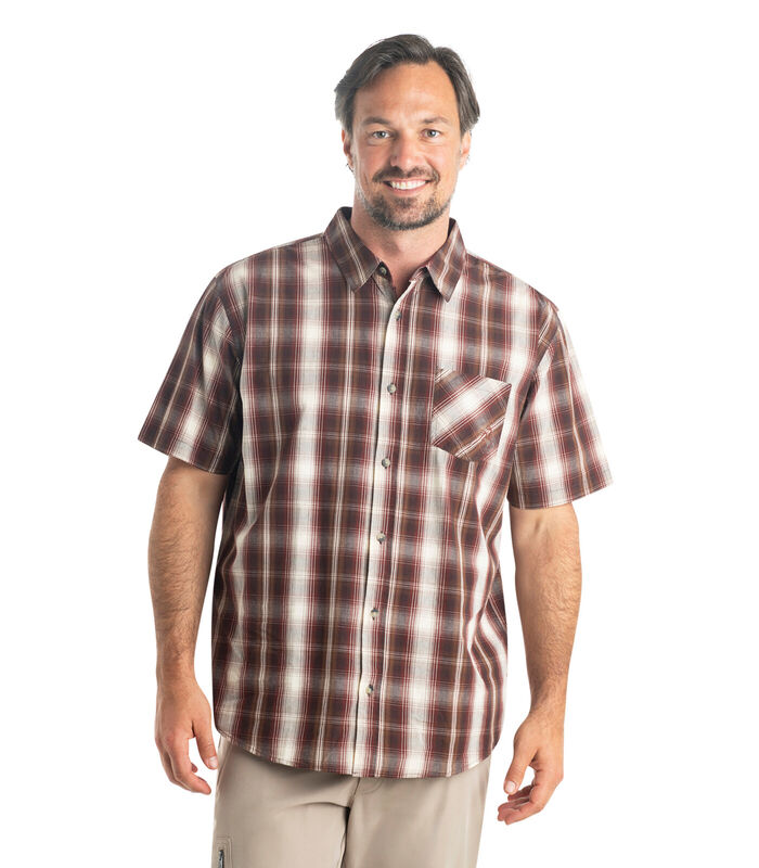 Men's Poplin Short Sleeve Shirt image number 3