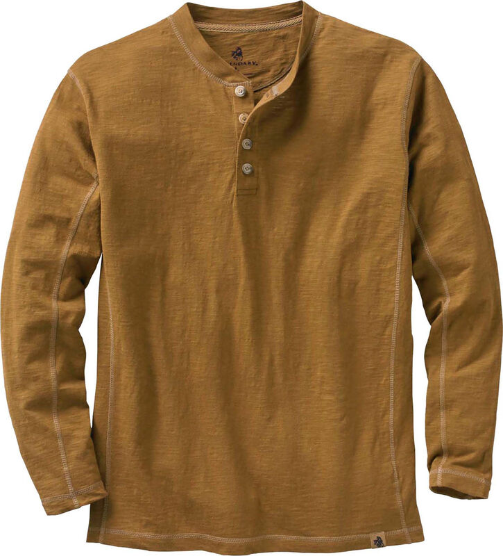 Men's Maverick Slub Henley Long Sleeve Shirt image number 0