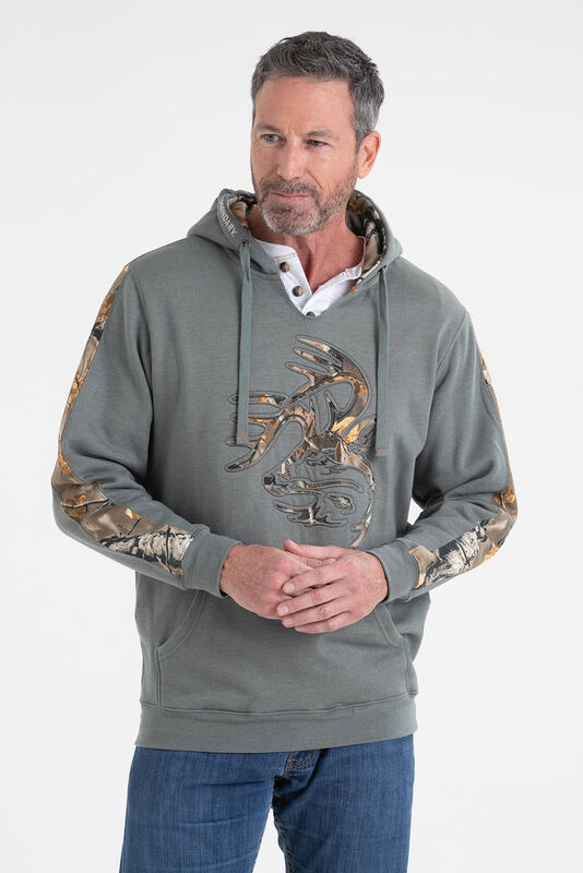 Men's Heavyweight Outfitter Camo Hoodie image number 3