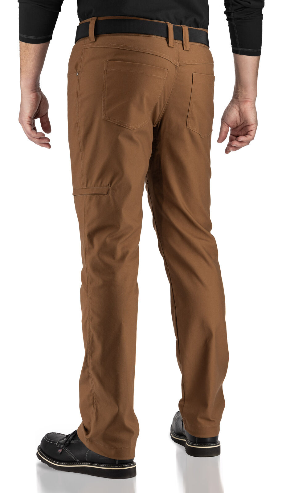 Men's Comfortable Stretch Canvas Pants | Five Secure Pockets