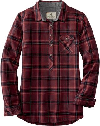 Women's Firelight Popover Flannel Tunic Top