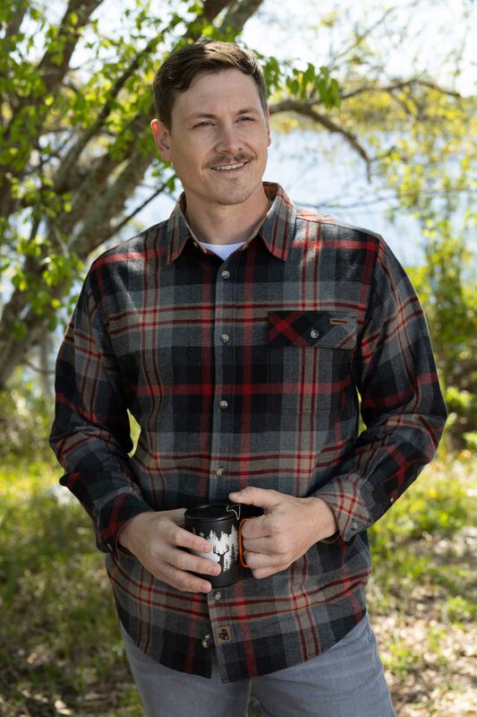 Men's Buck Camp Flannel Shirt image number 5