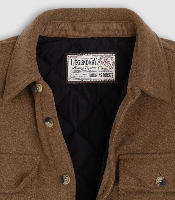 Men&rsquo;s Tough as Buck Legacy Insulated Button Up Wool Shirt Jacket image number 3