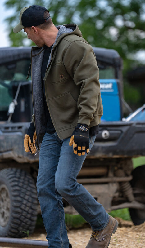 Men's North Woods Berber Lined Zip Front Hoodie image number 2