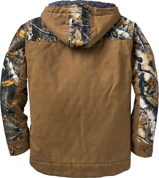 Men's Heavyweight Canvas Cross Trail Big Game Camo Workwear Coat