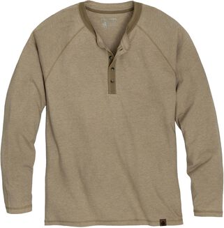Men's Recluse Raglan Henley Long Sleeve Shirt