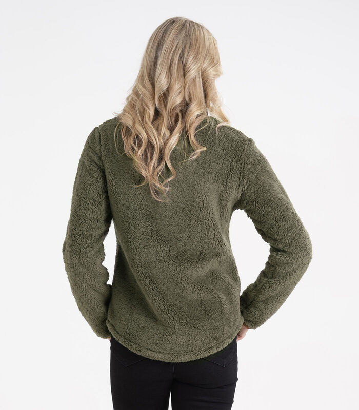 Women's Fuzzy Hide Fleece Pullover image number 3