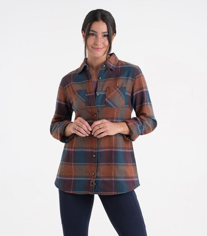 Women's Cottage Escape Flannel Shirt image number 3