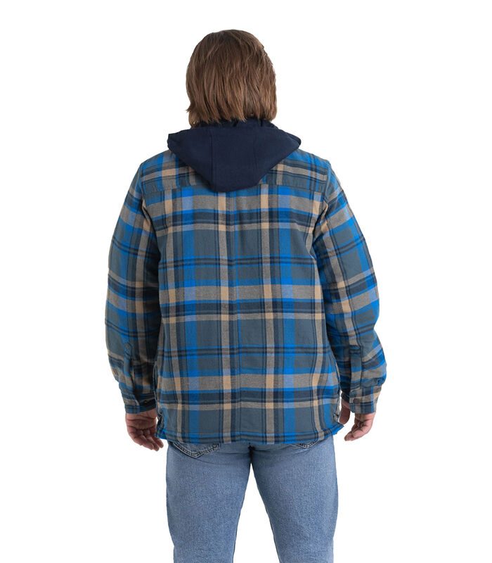 Men's Maplewood Hooded Flannel Shirt Jacket image number 4