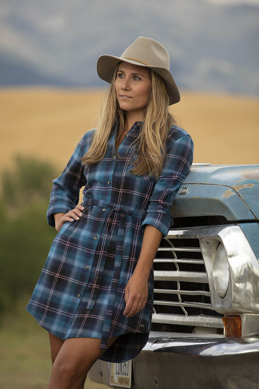 Women's Open Spaces Flannel Dress image number 4
