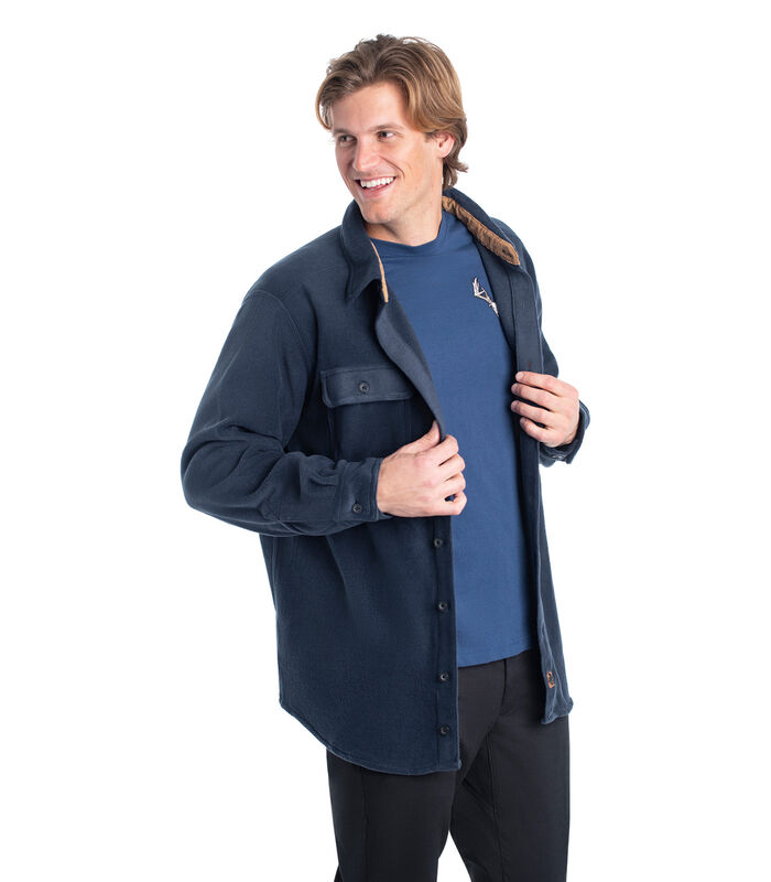 Men's Heavyweight Navigator Fleece Shirt image number 2