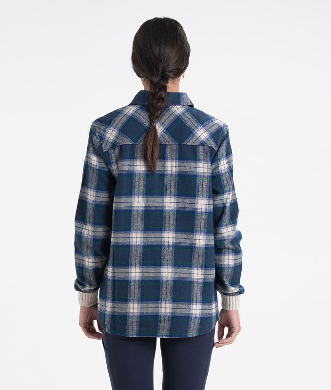 Women's Heritage Flannel Cardigan image number 4