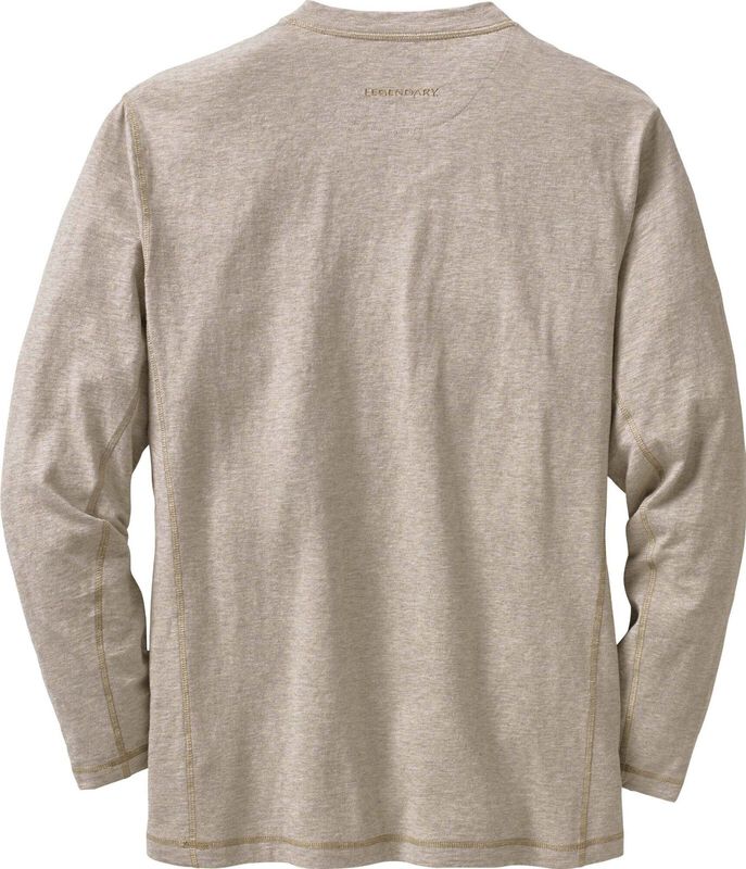 Men's Maverick Slub Henley Long Sleeve Shirt image number 1