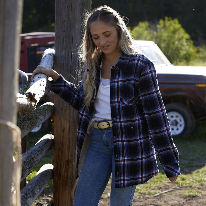 Women's Open Country Sherpa Lined Shirt Jacket image number 4