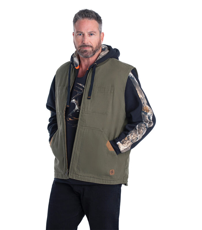 Men's Canvas Cross Trail Workwear Vest image number 3