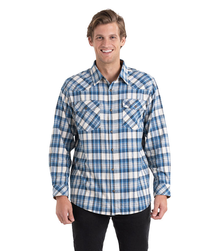 Men's Shotgun Western Flannel Shirt image number 3