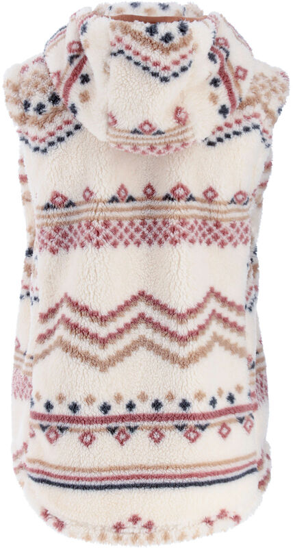 Women's Fuzzy Hide Fleece Hooded Vest image number 1