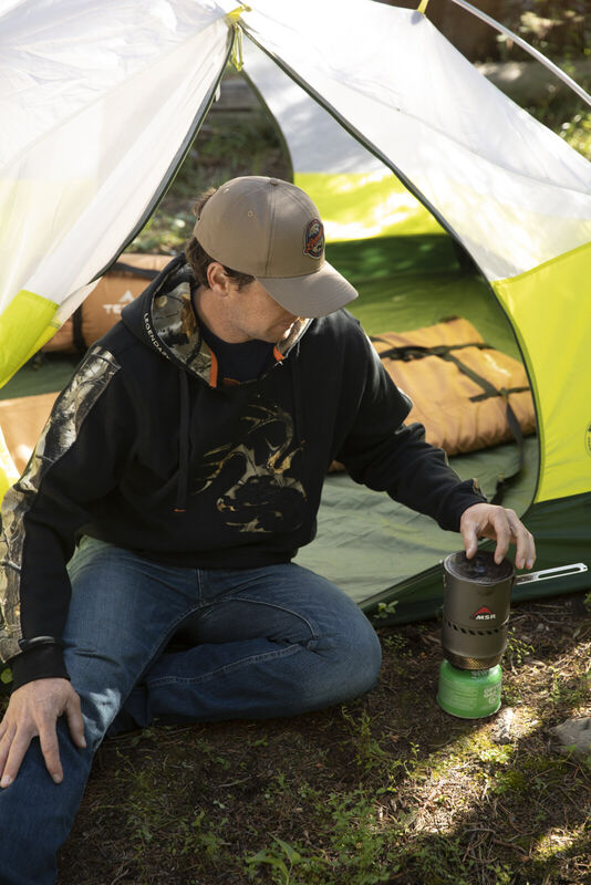 Men's Heavyweight Outfitter Camo Hoodie image number 2