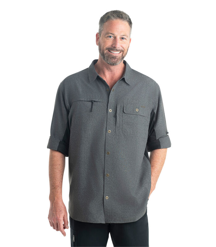 Men's Quick Drying Long Sleeve Fishing Shirt image number 3