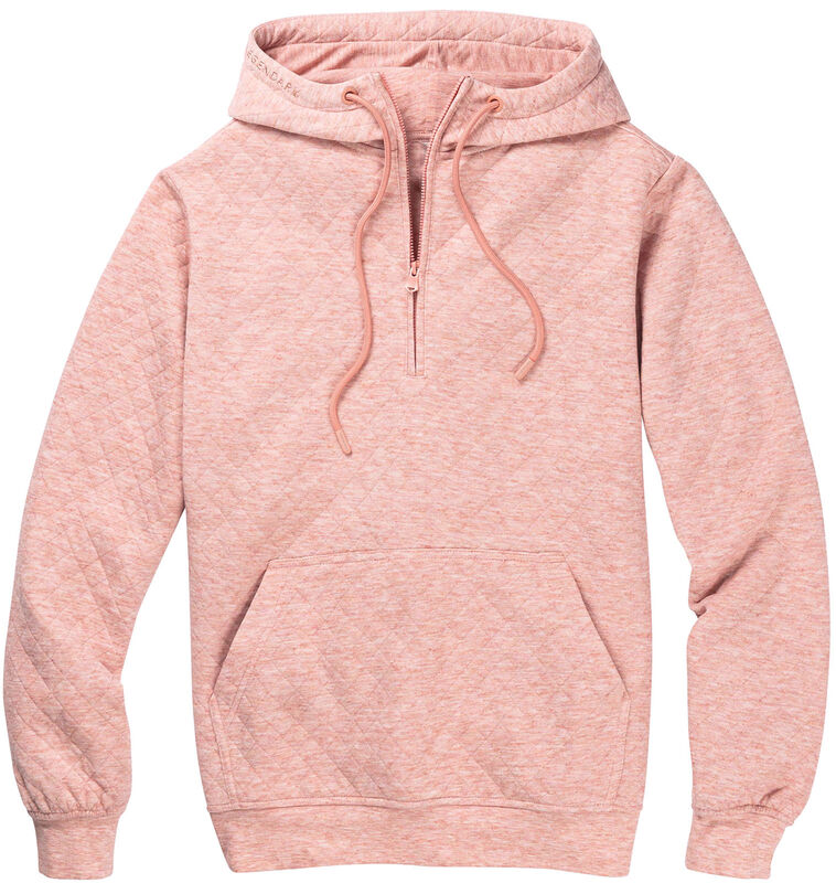 Women's 1/2 Zip Performance Quilted Comfort Hoodie image number 0