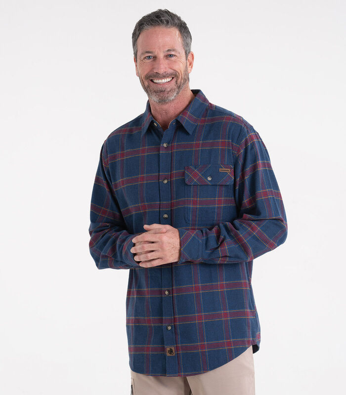 Men's Buck Camp Flannel Shirt image number 3