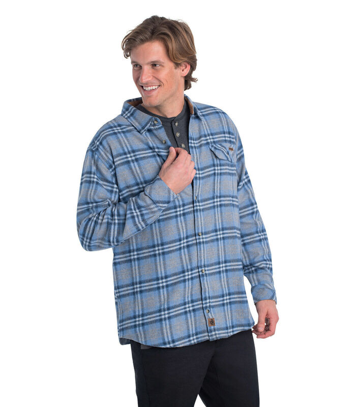 Men's Buck Camp Flannel Shirt image number 3