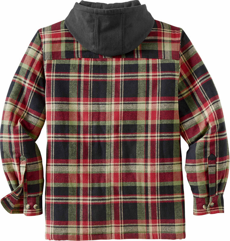 Men's Maplewood Hooded Flannel Shirt Jacket image number 1