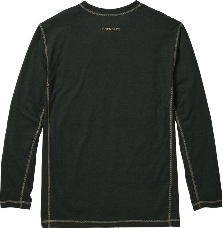 Men's Maverick Slub Henley Long Sleeve Shirt image number 1