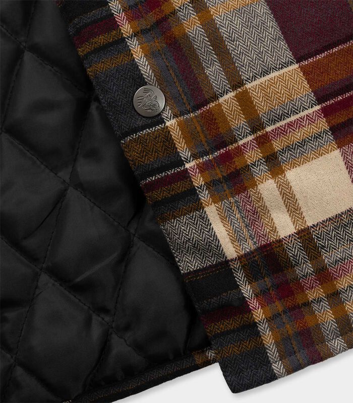 Men's Woodsman Quilted Flannel Shirt Jacket image number 4