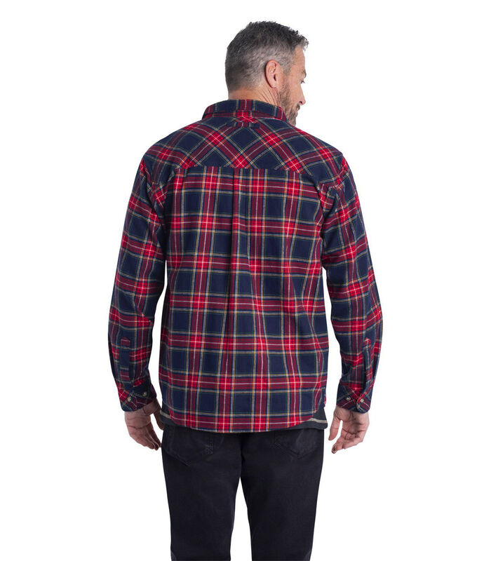 Men's Buck Camp Flannel Shirt image number 4