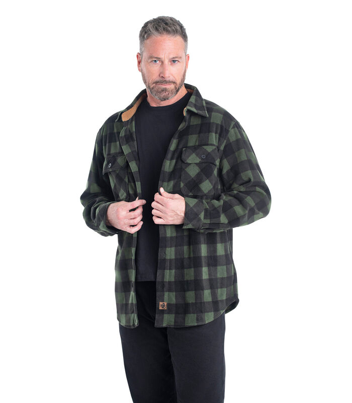 Men's Heavyweight Navigator Fleece Shirt image number 2