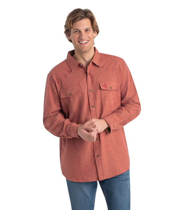 Men's Shotgun Western Flannel Shirt image number 3