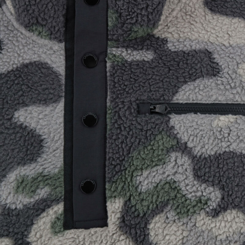 Legendary Outdoors Men's Sherpa Fleece Snap Up Pullover image number 1