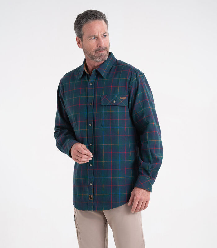 Men's Buck Camp Flannel Shirt image number 2