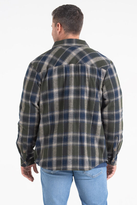 Men's Archer Thermal Lined Flannel Shirt Jacket image number 4