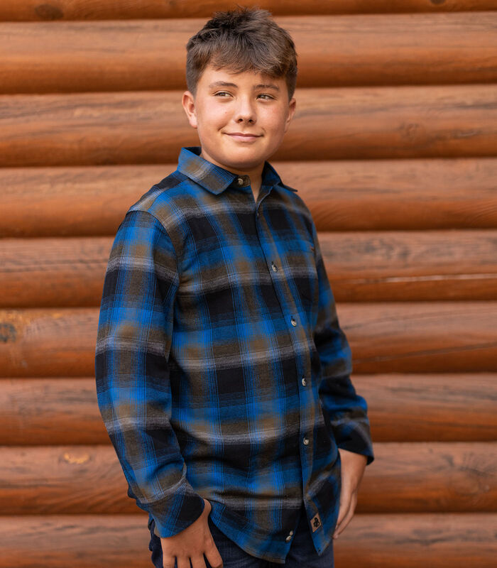 Youth Lumberjack Flannel Shirt image number 2
