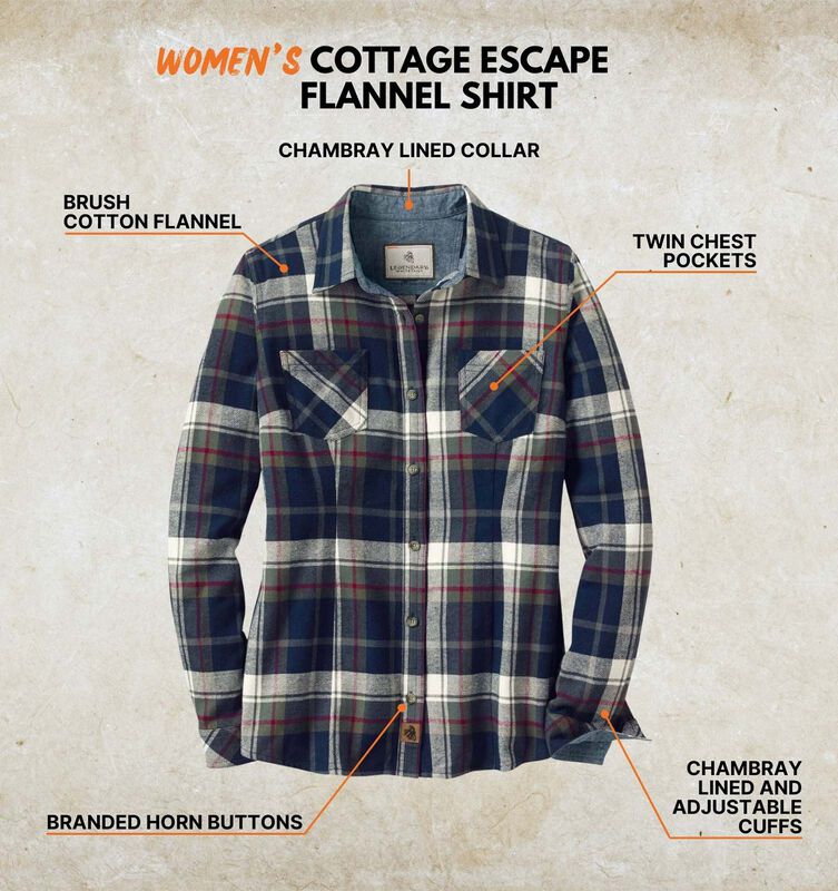 Women's Cottage Escape Flannel Shirt image number 2