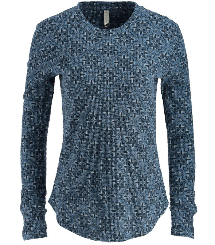 Women's Long Sleeve Waffle Knit Top image number 0