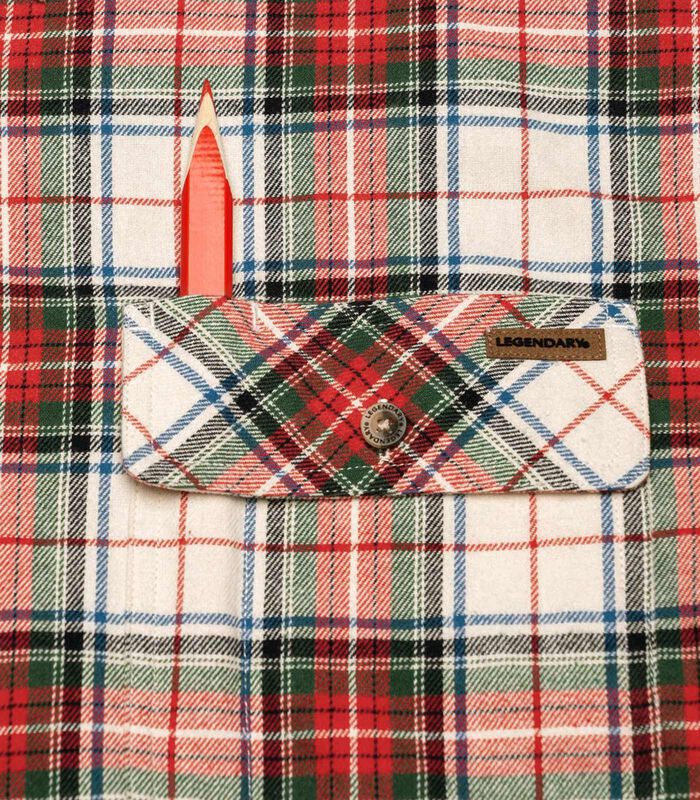 Men's Buck Camp Flannel Shirt image number 4