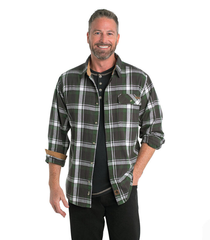 Men's Buck Camp Flannel Shirt image number 3