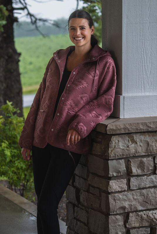 Women’s Legendary Outdoors Snap Front Fleece Jacket image number 3